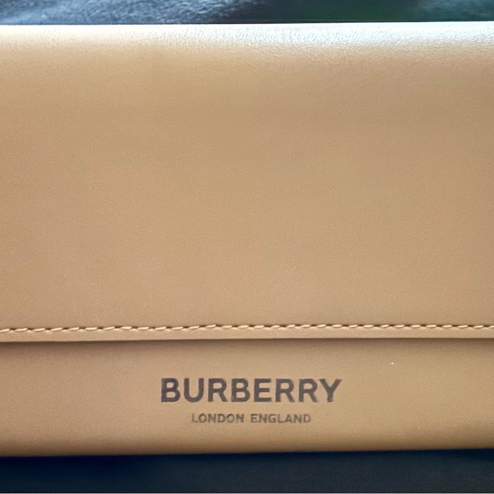 Burberry Tan Glasses Case